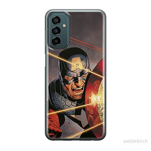 ERT GROUP mobiltelefonfodral för Samsung M13 4G/M23 5G/F23 originalt och officiellt licensierat Marvel mönster Captain America 007, fodral tillverkad av TPU plast 5905511377571