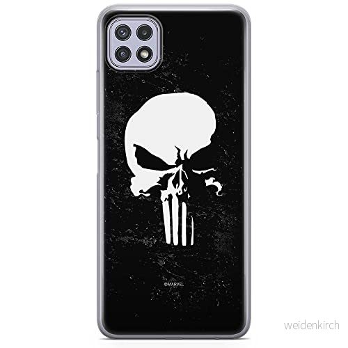 ERT GROUP mobiltelefonfodral för Samsung A22 5G originalt och officiellt licensierat Marvel mönster Punisher 002 optimalt anpassad till formen på mobiltelefonen, fodral tillverkad av TPU plast 5903932804409