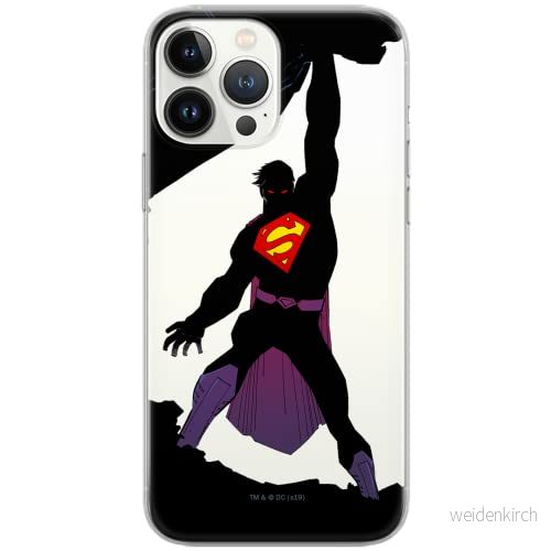 ERT GROUP mobiltelefonfodral för Apple Iphone 6/6S originalt och officiellt licensierat DC mönster Superman 008 Vit optimalt anpassad till formen på mobiltelefonen, gedeeltelijk transparant 5902980675245