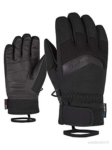 Ziener Pojkar LABINO AS(R) glove junior skidhandskar/vintersport Vattentät, andas, svart, 4,5 4059749795360