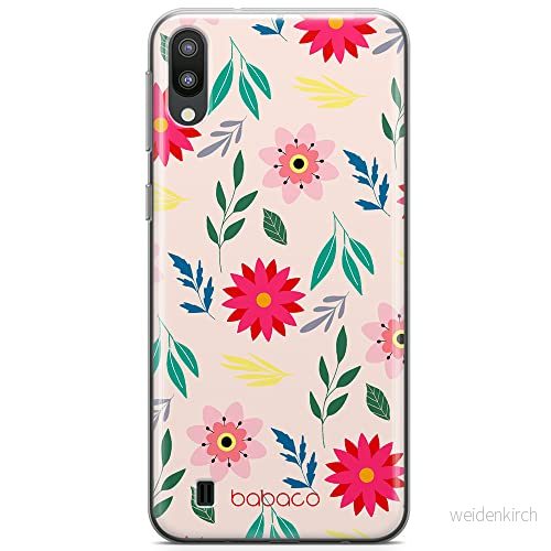 ERT GROUP mobiltelefonfodral för Samsung M10 originalt och officiellt licensierat Babaco mönster Flowers 010 optimalt anpassad till formen på mobiltelefonen, fodral tillverkad av TPU plast 5903932584424