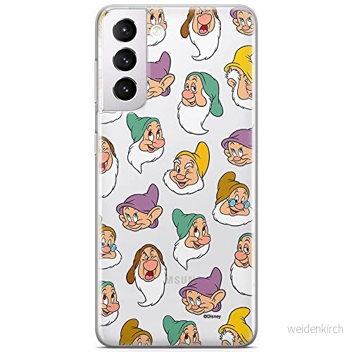 ERT GROUP mobiltelefonfodral för Samsung S21 PLUS originalt och officiellt licensierat Disney mönster Snow White and the Seven Dwarfs 015, gedeeltelijk transparant 5905131776730