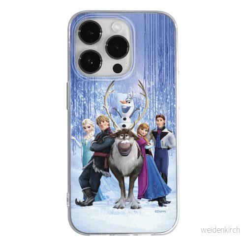 ERT GROUP mobiltelefonfodral för Apple Iphone 14 PRO originalt och officiellt licensierat Disney mönster Frozen 001 optimalt anpassad till formen på mobiltelefonen, fodral tillverkad av TPU plast 5905131910332