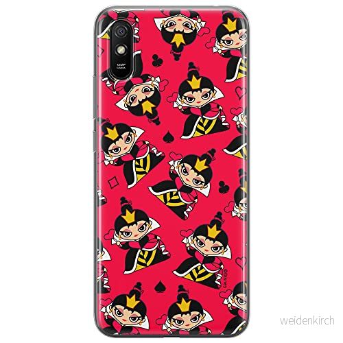 ERT GROUP mobiltelefonfodral för Xiaomi REDMI 9A originalt och officiellt licensierat Disney mönster Queen of Hearts 002 optimalt anpassad till formen på mobiltelefonen, fodral tillverkad av TPU plast 5905131428639
