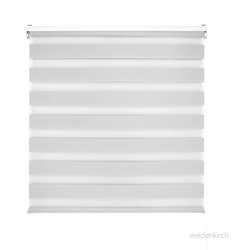 Decorblind Estor Rollable Dubbel Layer Natt och Dag Installation Vägg eller Tak, Mätning Stor: 90x180 Bredd x Lång/Mätning Tyg Estor: 87x175 Färg Grå, Fönster 8434363541542