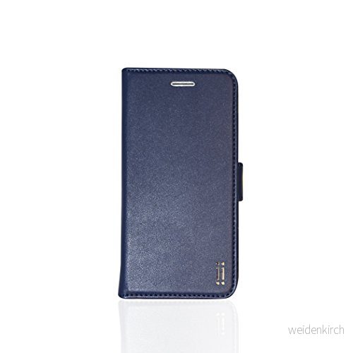 aiino komplett bokmärkesfodral, fuskläder korthållare för Apple iPhone 6/6s smarttelefon blå 8050444847855