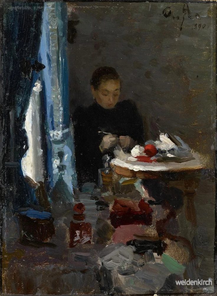 Målning La mère des artistes - Alexej von Jawlensky | Konsttryck - Bild 2