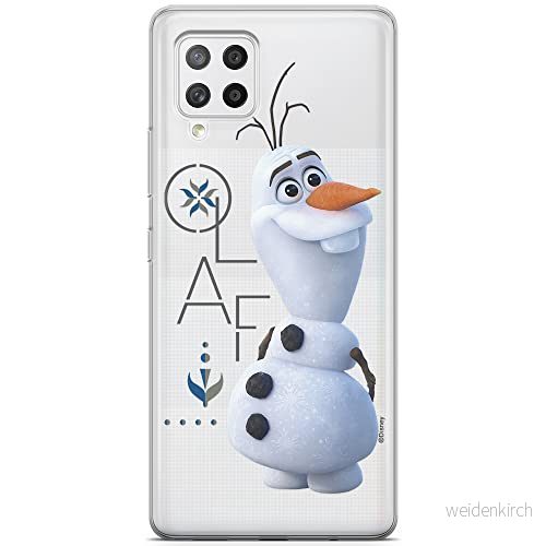 ERT GROUP mobiltelefonfodral för Samsung A42 5G originalt och officiellt licensierat Disney mönster Olaf 004 optimalt anpassad till formen på mobiltelefonen, gedeeltelijk transparant 5903040252499