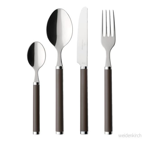 Villeroy & Boch Play Grillebestickset, Rostfritt Stål, Chocolate Brown, Brun, Paket med 24 4003686305168
