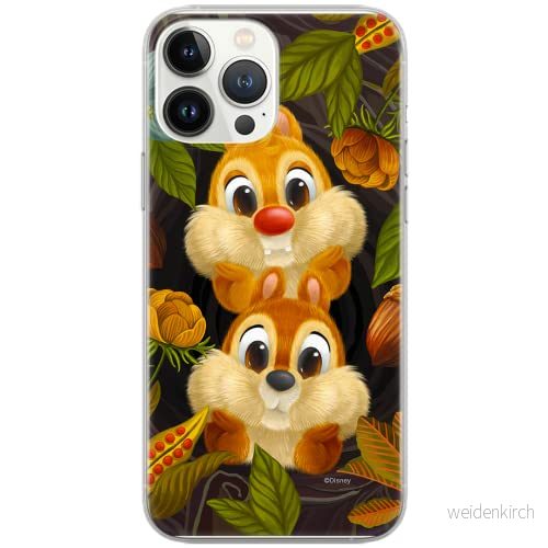 ERT GROUP mobiltelefonfodral för Huawei P30 Lite originalt och officiellt licensierat Disney mönster Chip & Dale 002 Vit optimalt anpassad till formen på mobiltelefonen, fodral tillverkad av TPU plast 5902980454819