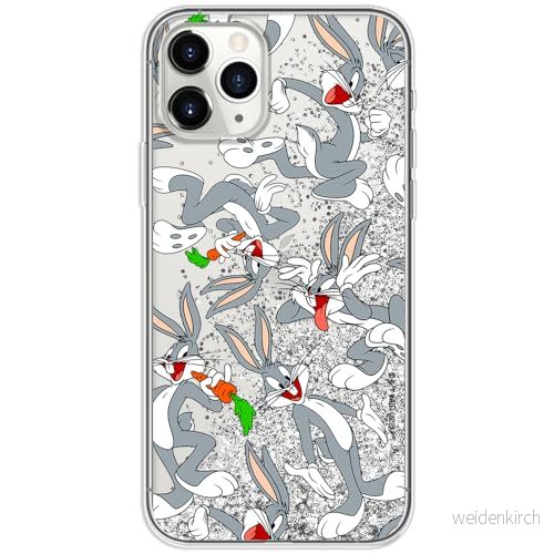 ERT GROUP mobiltelefonfodral för Apple Iphone 11 PRO MAX originalt och officiellt licensierat Looney Tunes mönster Bugs 013 optimalt anpassad till formen på mobiltelefonen, med glitter overflow effekt 5905511659400
