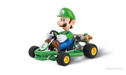 Carrera RC I 2,4 GHz Mario Kart Pipe Luigi fordon Officiellt licensierad Autentisk design för Nintendo fans Fjärrstyrd bil 9003150135531