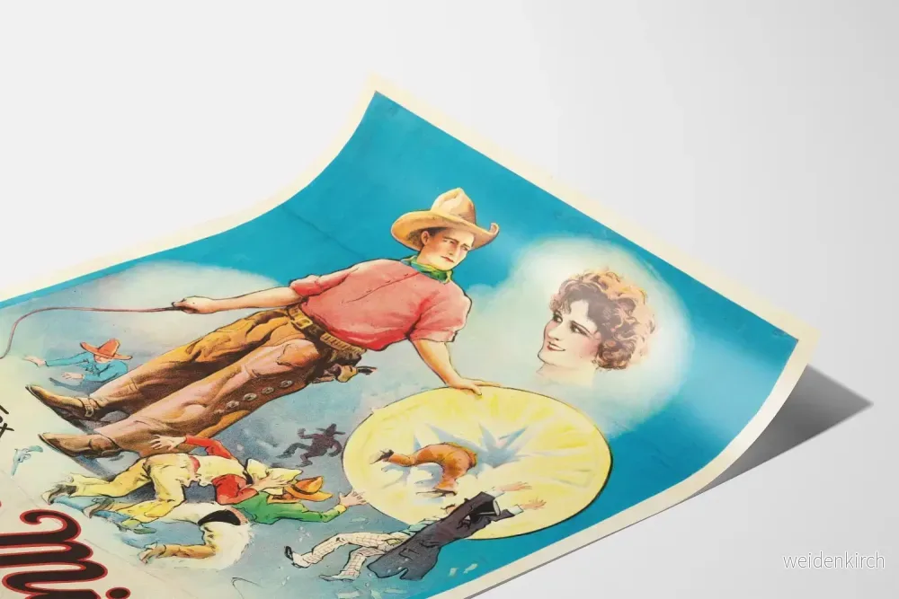 Vintageposter för Big Stakes med Tom Mix - Bild 3