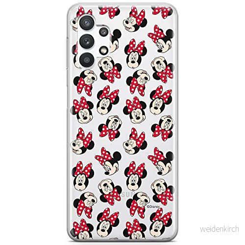 ERT GROUP mobiltelefonfodral för Samsung A32 5G originalt och officiellt licensierat Disney mönster Minnie 001 optimalt anpassad till formen på mobiltelefonen, gedeeltelijk transparant 5903040048689