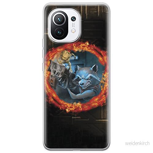 ERT GROUP mobiltelefonfodral för Xiaomi 11 originalt och officiellt licensierat Marvel mönster Guardians of the Galaxy 008 anpassad till formen på mobiltelefonen, fodral tillverkad av TPU plast 5903537118321