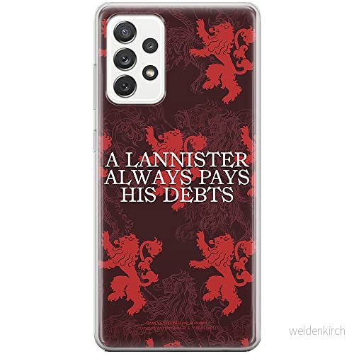 ERT GROUP mobiltelefonfodral för Samsung A53 5G originalt och officiellt licensierat Game od Thrones mönster of 018 anpassad till formen på mobiltelefonen, fodral tillverkad av TPU plast 5904805336393