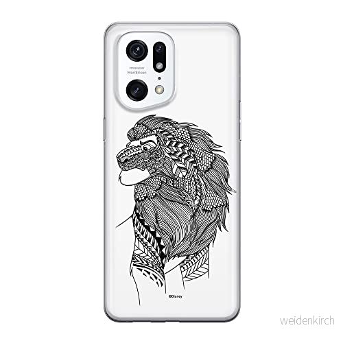ERT GROUP mobiltelefonfodral för Oppo FIND X5 PRO originalt och officiellt licensierat Disney mönster Simba & Friends 006 anpassad till formen på mobiltelefonen, fodral tillverkad av TPU plast 5905511400682