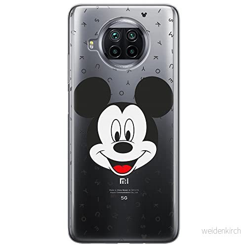 ERT GROUP mobiltelefonfodral för Xiaomi MI 10T LITE/REDMI NOTE 9 PRO 5G originalt och officiellt licensierat Disney mönster Mickey 020, gedeeltelijk transparant 5903537152097