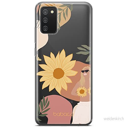 ERT GROUP mobiltelefonfodral för Samsung A02S originalt och officiellt licensierat Babaco mönster Flowers 015 optimalt anpassad till formen på mobiltelefonen, gedeeltelijk transparant 5903932622522