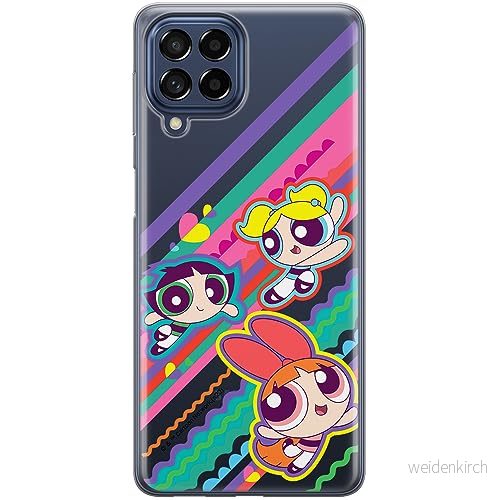 ERT GROUP mobiltelefonfodral för Samsung M53 5G originalt och officiellt licensierat The Powerpuff Girls mönster 026, gedeeltelijk transparant 5905511971564