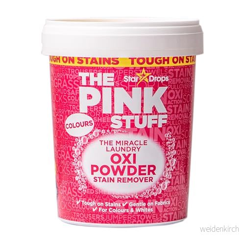The Pink Stuff Miracle Laundry Oxi Powder Stain Remover Colours 1000 g 5060033820148