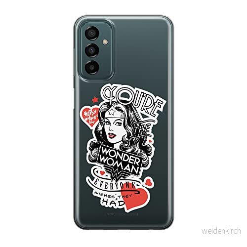 ERT GROUP mobiltelefonfodral för Samsung M13 4G/M23 5G/F23 originalt och officiellt licensierat DC mönster Wonder Woman 014 optimalt anpassad till formen på mobiltelefonen, gedeeltelijk transparant 5905511375393