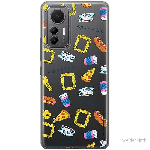 ERT GROUP mobiltelefonfodral för Xiaomi 12 LITE originalt och officiellt licensierat Friends mönster 026 optimalt anpassad till formen på mobiltelefonen, gedeeltelijk transparant 5905795062590