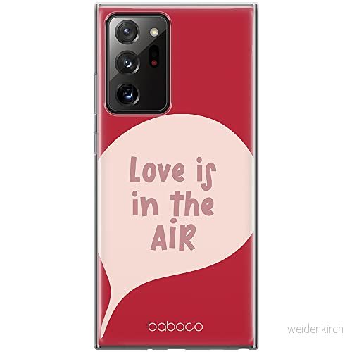 ERT GROUP mobiltelefonfodral för Samsung GALAXY NOTE 20 ULTRA originalt och officiellt licensierat Babaco mönster Love is in the air 001, fodral tillverkad av TPU plast 5904805032455