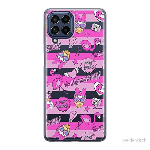 ERT GROUP mobiltelefonfodral för Samsung M53 5G originalt och officiellt licensierat Disney mönster Daisy 006 optimalt anpassad till formen på mobiltelefonen, gedeeltelijk transparant 5905511379698