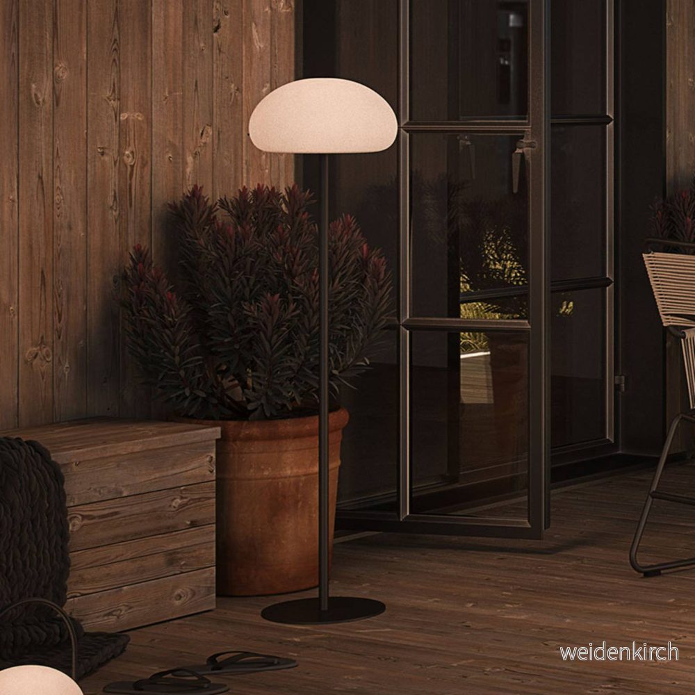 Nordlux Sponge LED terrasslampa, svart/vit, metall, IP65 5701581497184