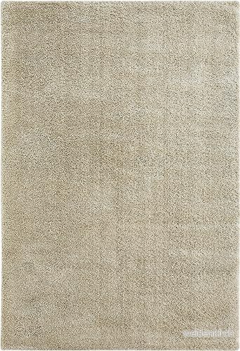 andiamo matta Chia högkvalitativ vardagsrum eller sovrum med 30 mm lugghöjd enfärgad vardagsrumsmatta 80 x 150 cm beige 4002398414328
