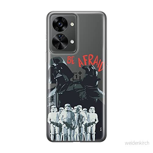 ERT GROUP mobiltelefonfodral för Oneplus NORD 2T 5G originalt och officiellt licensierat Star Wars mönster Darth Vader 018 optimalt anpassad till formen på mobiltelefonen, gedeeltelijk transparant 5905511278304