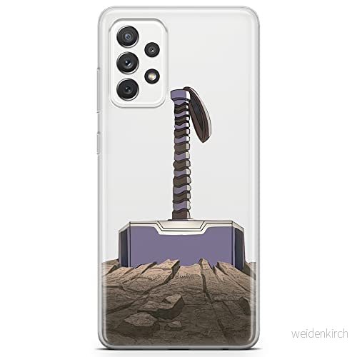 ERT GROUP mobiltelefonfodral för Samsung A72 5G originalt och officiellt licensierat Marvel mönster Thor 002 optimalt anpassad till formen på mobiltelefonen, gedeeltelijk transparant 5903040075715