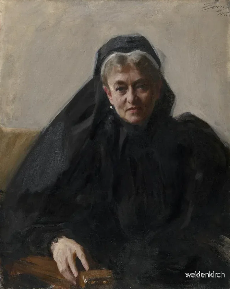 Målning Maria Sheldon Scammon - Anders Zorn | Konsttryck - Bild 2