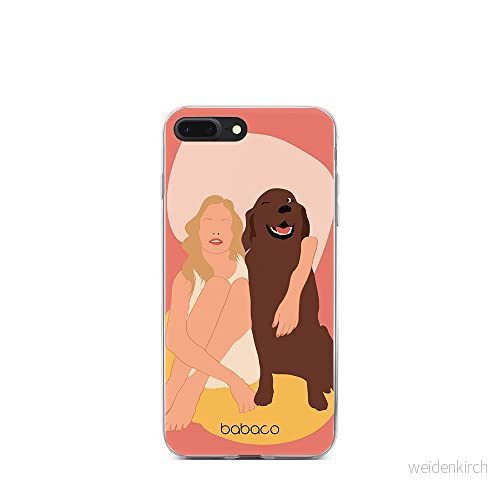 ERT GROUP mobiltelefonfodral för Iphone 7 PLUS/ 8 PLUS originalt och officiellt licensierat Babaco mönster Dogs 007 optimalt anpassad till formen på mobiltelefonen, fodral tillverkad av TPU plast 5905131050199