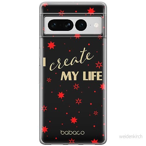 ERT GROUP mobiltelefonfodral för Google PIXEL 7 PRO originalt och officiellt licensierat Babaco mönster Positive vibes 006 anpassad till formen på mobiltelefonen, fodral tillverkad av TPU plast 5905795168872