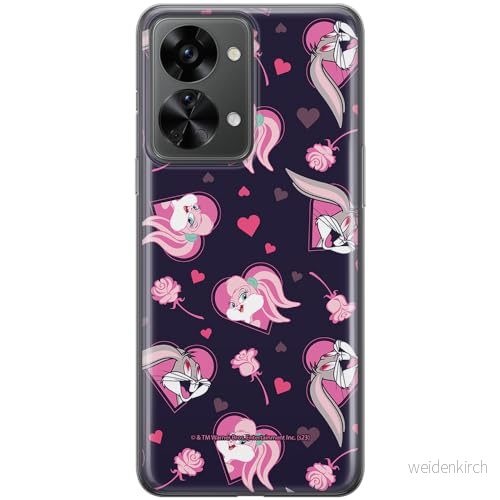 ERT GROUP mobiltelefonfodral för OnePlus NORD 2T 5G originalt och officiellt licensierat Looney Tunes mönster Lola & Bugs 003 anpassad till formen på mobiltelefonen, fodral tillverkad av TPU plast 5905795134655