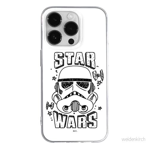 ERT GROUP mobiltelefonfodral för Apple Iphone 14 PRO originalt och officiellt licensierat Star Wars mönster Stormtrooper 013 anpassad till formen på mobiltelefonen, fodral tillverkad av TPU plast 5905131916679