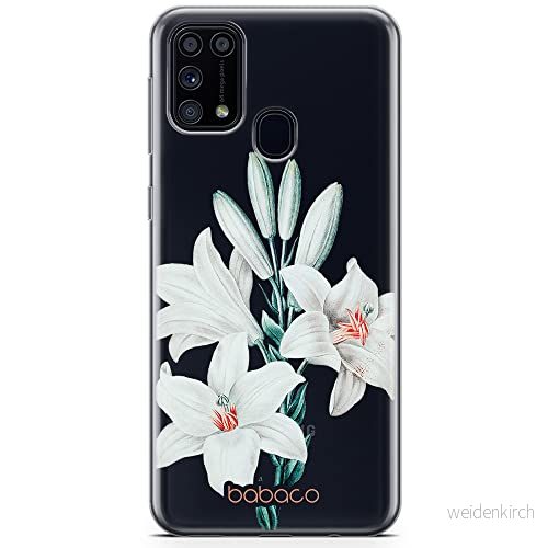 ERT GROUP mobiltelefonfodral för Samsung M31 originalt och officiellt licensierat Babaco mönster Flowers 039 optimalt anpassad till formen på mobiltelefonen, gedeeltelijk transparant 5905131307873