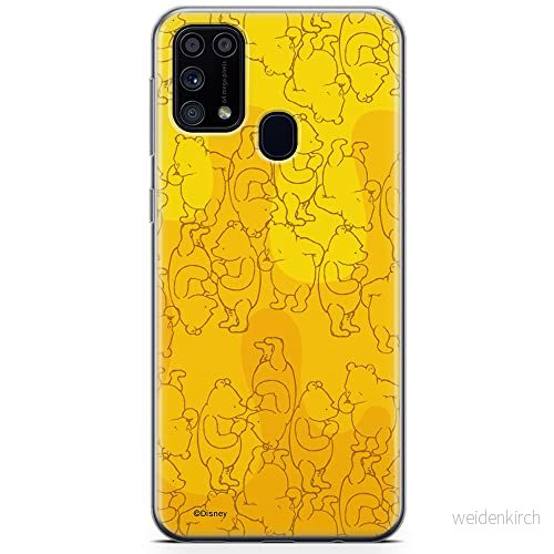 ERT GROUP mobiltelefonfodral för Samsung M31 originalt och officiellt licensierat Disney mönster Winnie the Pooh and friends 003 anpassad till formen på mobiltelefonen, fodral tillverkad av TPU plast 5904805475597