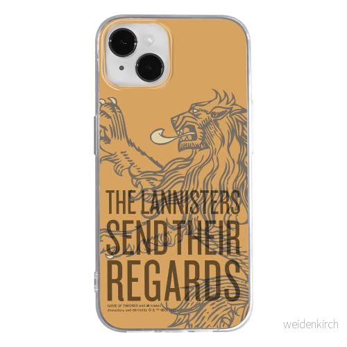 ERT GROUP mobiltelefonfodral för Apple Iphone 14 originalt och officiellt licensierat Game of Thrones mönster 014 anpassad till formen på mobiltelefonen, fodral tillverkad av TPU plast 5905131890160