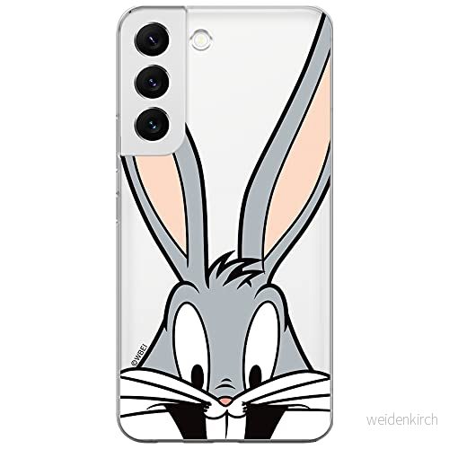 ERT GROUP mobiltelefonfodral för Samsung S22 originalt och officiellt licensierat Looney Tunes mönster Bugs 001 optimalt anpassad till formen på mobiltelefonen, gedeeltelijk transparant 5904805305054