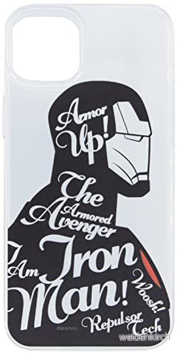 ERT GROUP mobiltelefonfodral för Apple Iphone 14 PLUS originalt och officiellt licensierat Marvel mönster Iron Man 010 optimalt anpassad till formen på mobiltelefonen, gedeeltelijk transparant 5905131909039