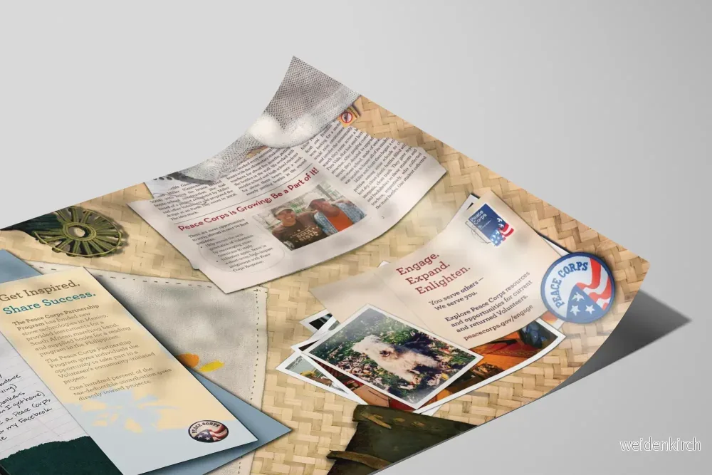 Dekorativ poster Peace Corps - Inspiration och engagemang - Bild 2