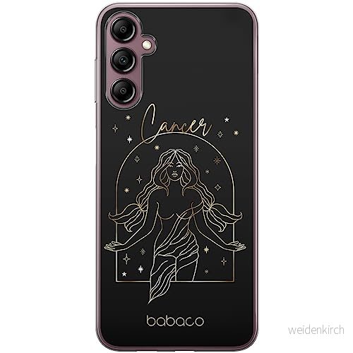 ERT GROUP mobiltelefonfodral för Samsung A14 4G/5G originalt och officiellt licensierat Babaco mönster Zodiac Woman 004 optimalt anpassad till formen på mobiltelefonen, fodral tillverkad av TPU plast 5905511823085