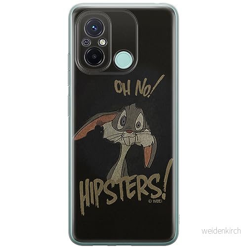 ERT GROUP mobiltelefonfodral för Xiaomi REDMI 12C/ 11A originalt och officiellt licensierat Looney Tunes mönster Bugs 005 anpassad till formen på mobiltelefonen, fodral tillverkad av TPU plast 5905511855185