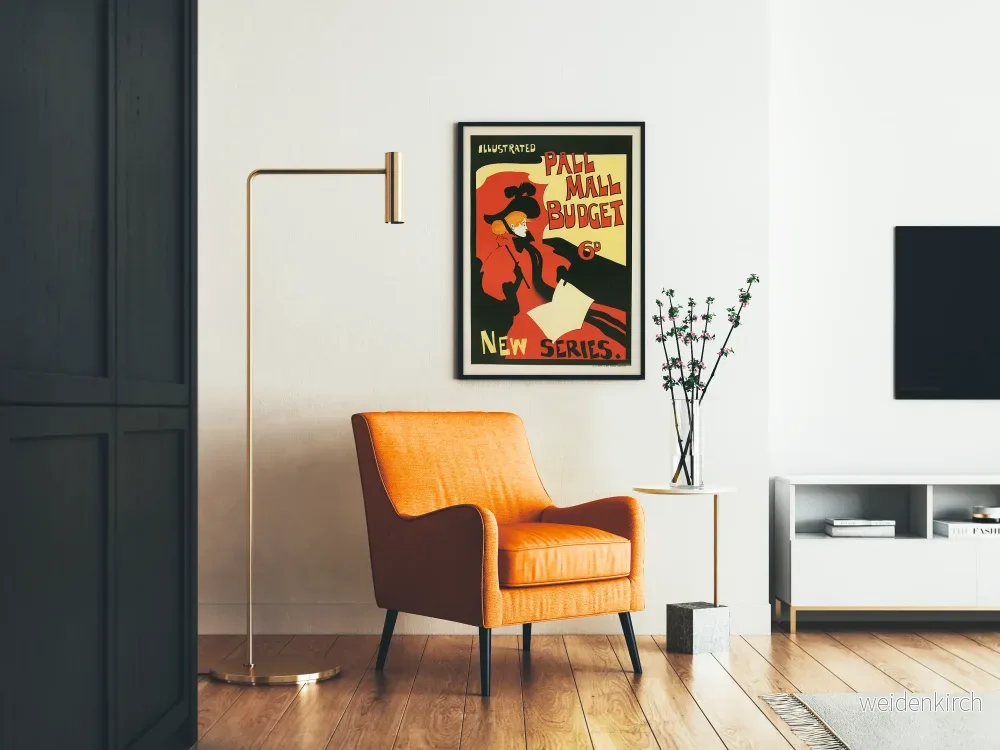 Vintageillustrerad Pall Mall Budget-serie Nyhetsposter - Bild 2