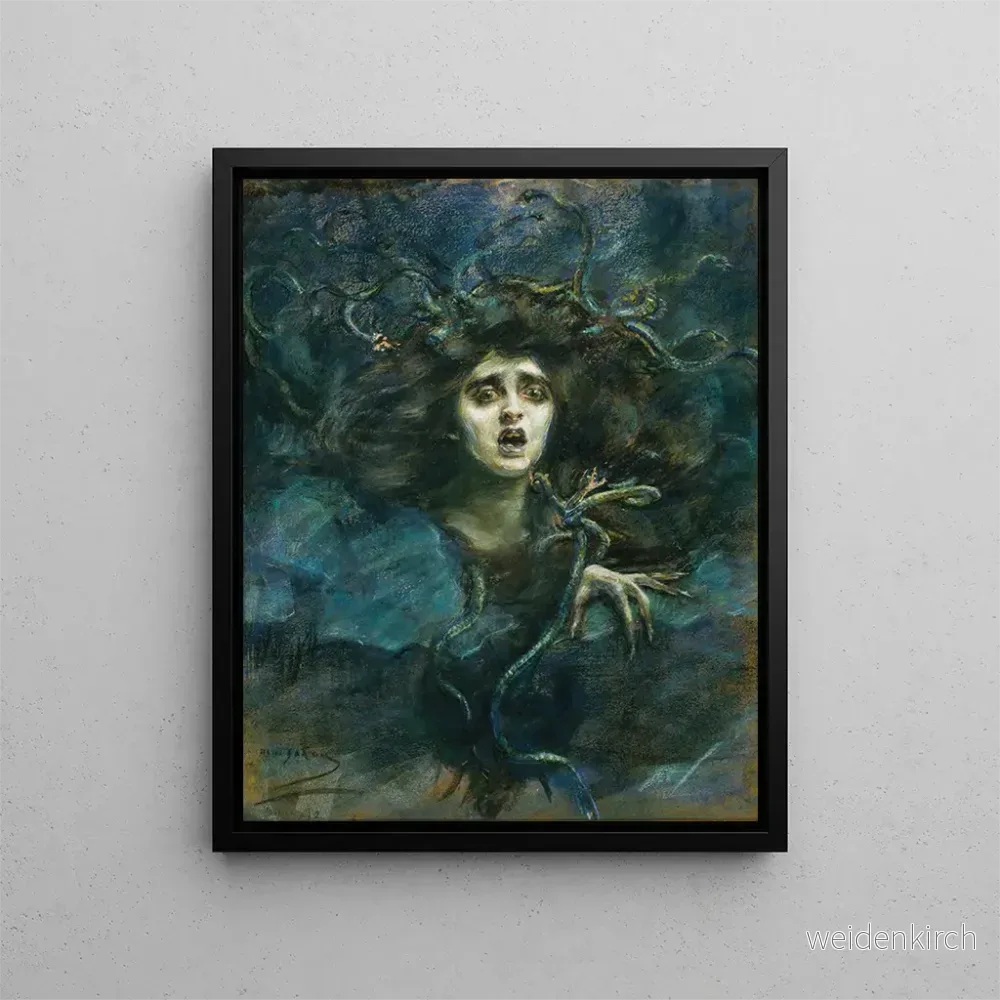 Målning Medusa Laura Dreyfus Barney - Alice Pike Barney | Konsttryck