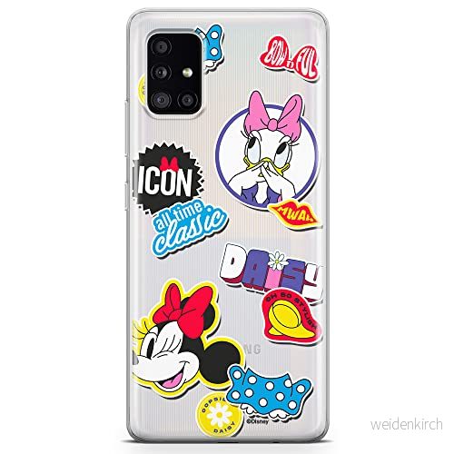 ERT GROUP mobiltelefonfodral för Samsung A51 originalt och officiellt licensierat Disney mönster Minnie 067 optimalt anpassad till formen på mobiltelefonen, gedeeltelijk transparant 5905131810335