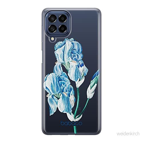 ERT GROUP mobiltelefonfodral för Samsung M53 5G originalt och officiellt licensierat Babaco mönster Flowers 025 optimalt anpassad till formen på mobiltelefonen, gedeeltelijk transparant 5905511392208